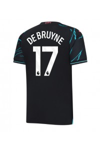 Manchester City Kevin De Bruyne #17 Fotballdrakt Tredje Klær 2023-24 Korte ermer